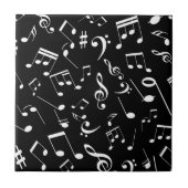 Muzieknoten 2 tegeltje (Voorkant)