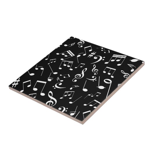 Muzieknoten 2 tegeltje (Zijkant)