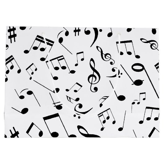 Muzieknoten 3 groot cadeauzakje (Achterkant)