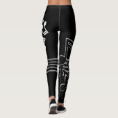 muzieknoten 3 leggings (Achterkant)