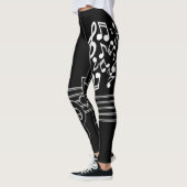 muzieknoten 3 leggings (Links)