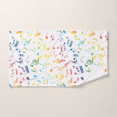 Muzieknoten 4 bad handdoek (Handdoek)
