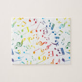 Muzieknoten 4 legpuzzel (Horizontaal)