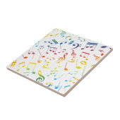 Muzieknoten 4 tegeltje (Zijkant)