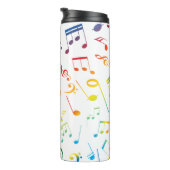 Muzieknoten 4 thermosbeker (Geroteerd rechts)