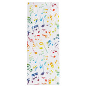 Muzieknoten 4 wijn cadeautas (Achterkant)