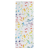 Muzieknoten 4 wijn cadeautas (Voorkant)