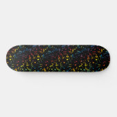 Muzieknoten 5 persoonlijk skateboard (Horizontaal)