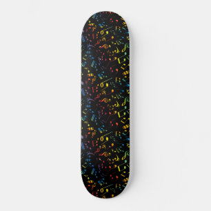 Muzieknoten 5 persoonlijk skateboard