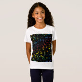 Muzieknoten 5 t-shirt (Voorkant volledig)