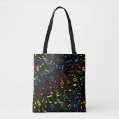Muzieknoten 5 tote bag (Voorkant)