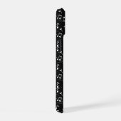 Muzieknoten Aangepaste Naam iPhone 15 Case (Rechterkant)