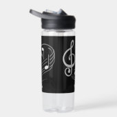 Muzieknoten Aangepaste naam Waterfles (Rechts)