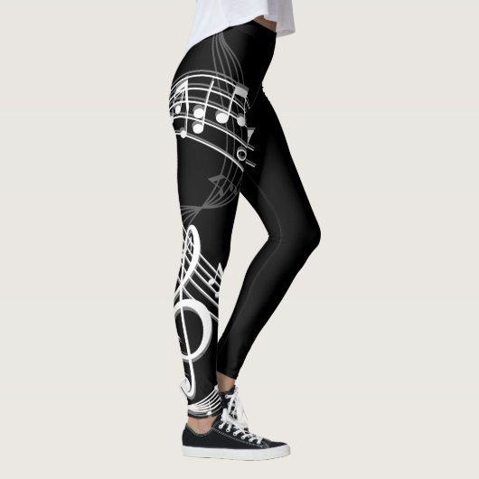 muzieknoten Abstract III Leggings (Rechts)