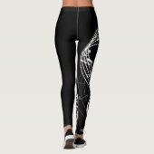 muzieknoten Abstract III Leggings (Achterkant)