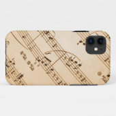 Muzieknoten Achtergrond Case-Mate iPhone Case (Achterkant (horizontaal))