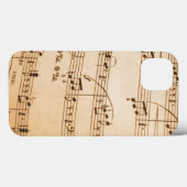 Muzieknoten Achtergrond Case-Mate iPhone Case (Achterkant (horizontaal))