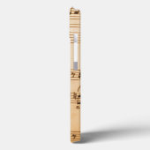 Muzieknoten Achtergrond Case-Mate iPhone Case (Achterkant / Links)