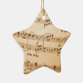 Muzieknoten Achtergrond Keramisch Ornament (Rechts)