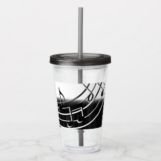 Muzieknoten Acryl Tumbler Acryl Drinkbeker
