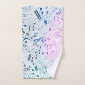 Muzieknoten Bad Handdoek (Handdoek)