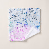 Muzieknoten Bad Handdoek (Wasdoekje)