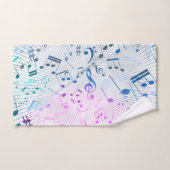 Muzieknoten Bad Handdoek (Handdoek)
