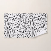 Muzieknoten Bad Handdoek (Handdoek)