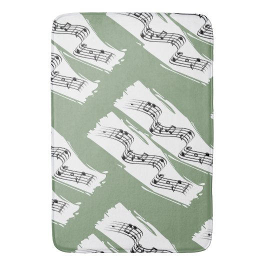 Muzieknoten Badmat (Voorkant Verticaal)