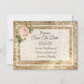 Muzieknoten Bewaar de datum Magnetische Kaart Magnetische Uitnodiging (Voorkant)