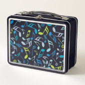 Muzieknoten blauw (Voorkant)
