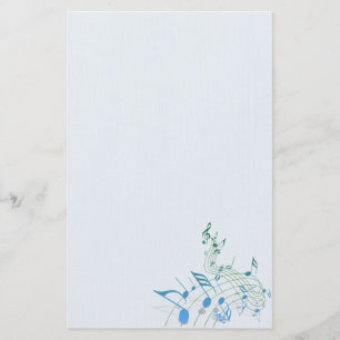 Muzieknoten Briefpapier
