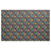 muzieknoten Bright Abstracte verbinding Stof (Fat Quarter)