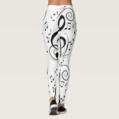 **MUZIEKNOTEN** BROEK LEGGINGS (Achterkant)