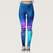 Muzieknoten Buitengrenzen Leggings (Voorkant)