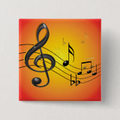 muzieknoten Button (Voorkant)