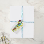 Muzieknoten Cadeaulabel (Met Touw)