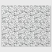 Muzieknoten Cadeaupapier (Vlak)