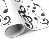 Muzieknoten Cadeaupapier (Rol Hoek)