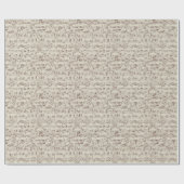 Muzieknoten Cadeaupapier (Vlak)