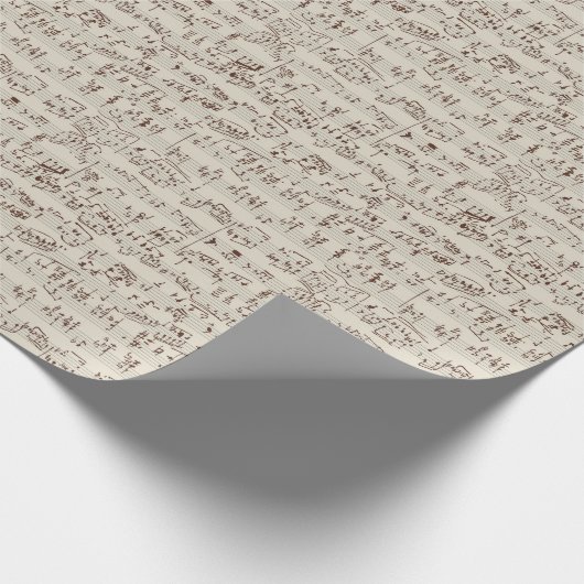 Muzieknoten Cadeaupapier (Hoek)