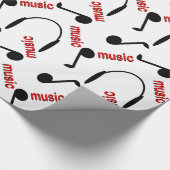 Muzieknoten Cadeaupapier (Hoek)