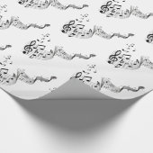 Muzieknoten Cadeaupapier (Hoek)