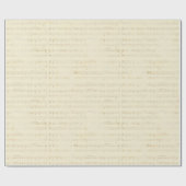 Muzieknoten Cadeaupapier (Vlak)