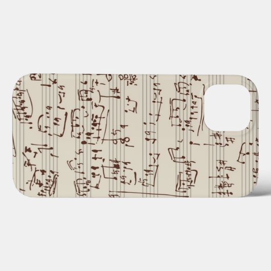 Muzieknoten Case-Mate iPhone Case (Achterkant (horizontaal))