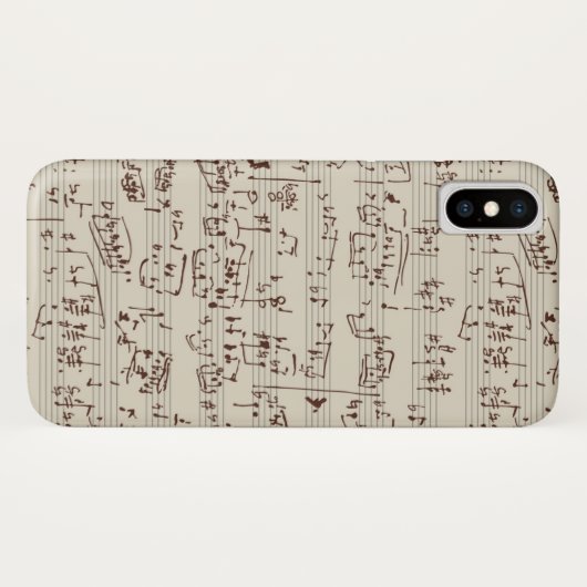 Muzieknoten Case-Mate iPhone Case (Achterkant (horizontaal))