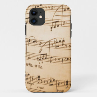 Muzieknoten iPhone 11 Hoesje
