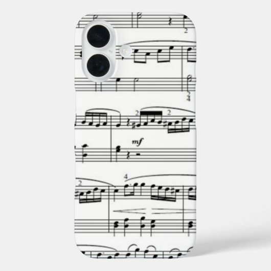 Muzieknoten Case-Mate iPhone Case (Achterkant)