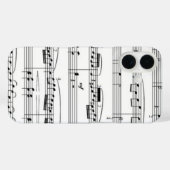 Muzieknoten Case-Mate iPhone Case (Achterkant (horizontaal))