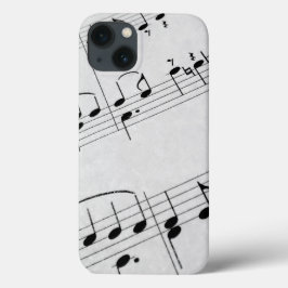 Muzieknoten iPhone 13 Hoesje